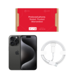 Carbone iPhone 15 Pro Max, 256 GB-BLACK TITANIUM - Image 2