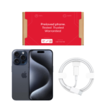 Carbone iPhone 15 Pro, 256 GB-BLUE - Image 2